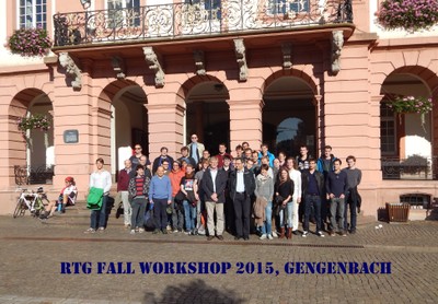 Group Photo of the RTG Fall Workshop 2015